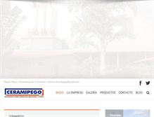 Tablet Screenshot of ceramipego.com